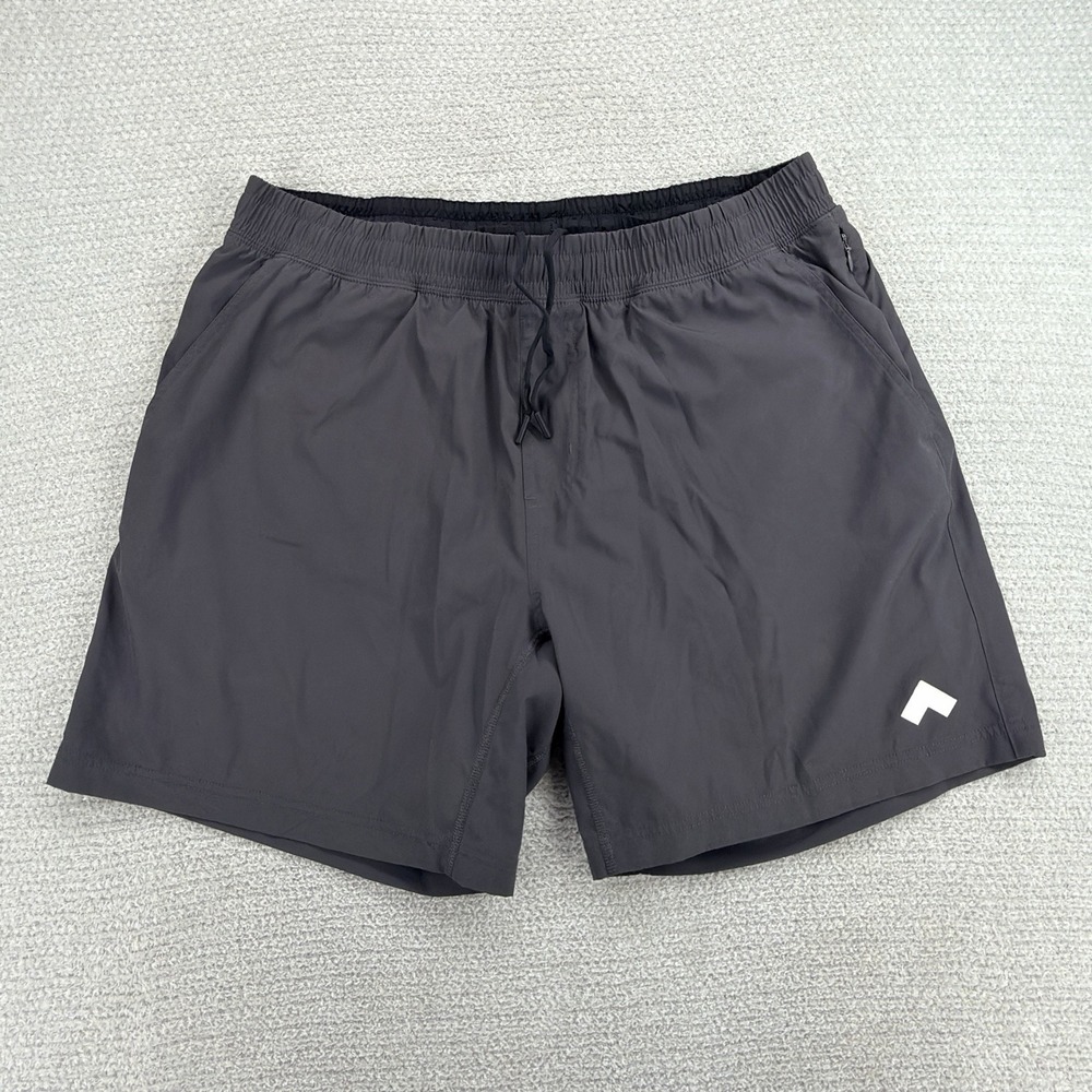 Rhone Mako 7" Lined Shorts Mens XL Gray Stretch Running Workout Gym 100010